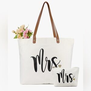 'Mrs' Tote Bag Set